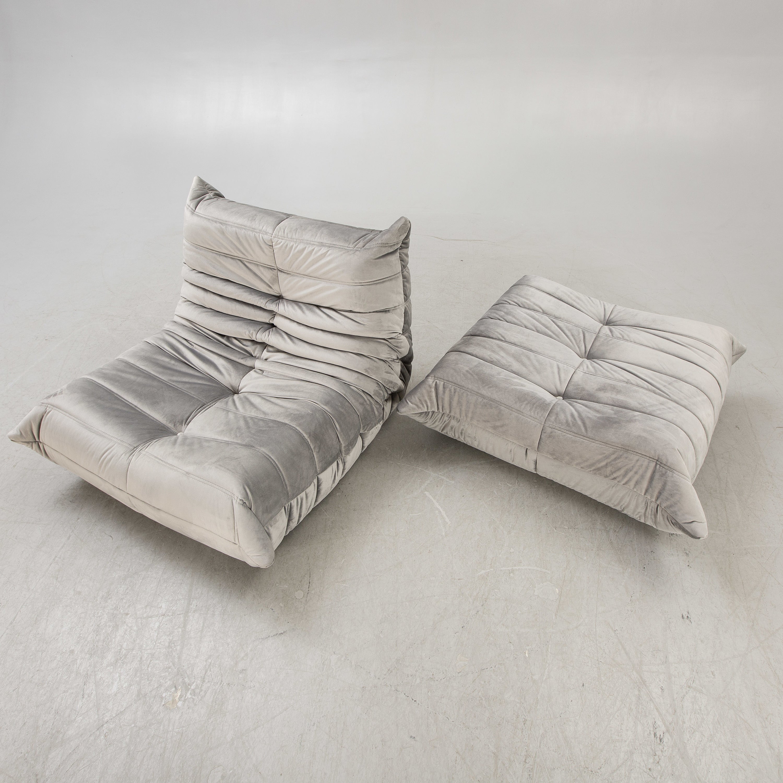 Michel Ducaroy Togo Sofa, Lounge Chair and Ottoman for Ligne Roset