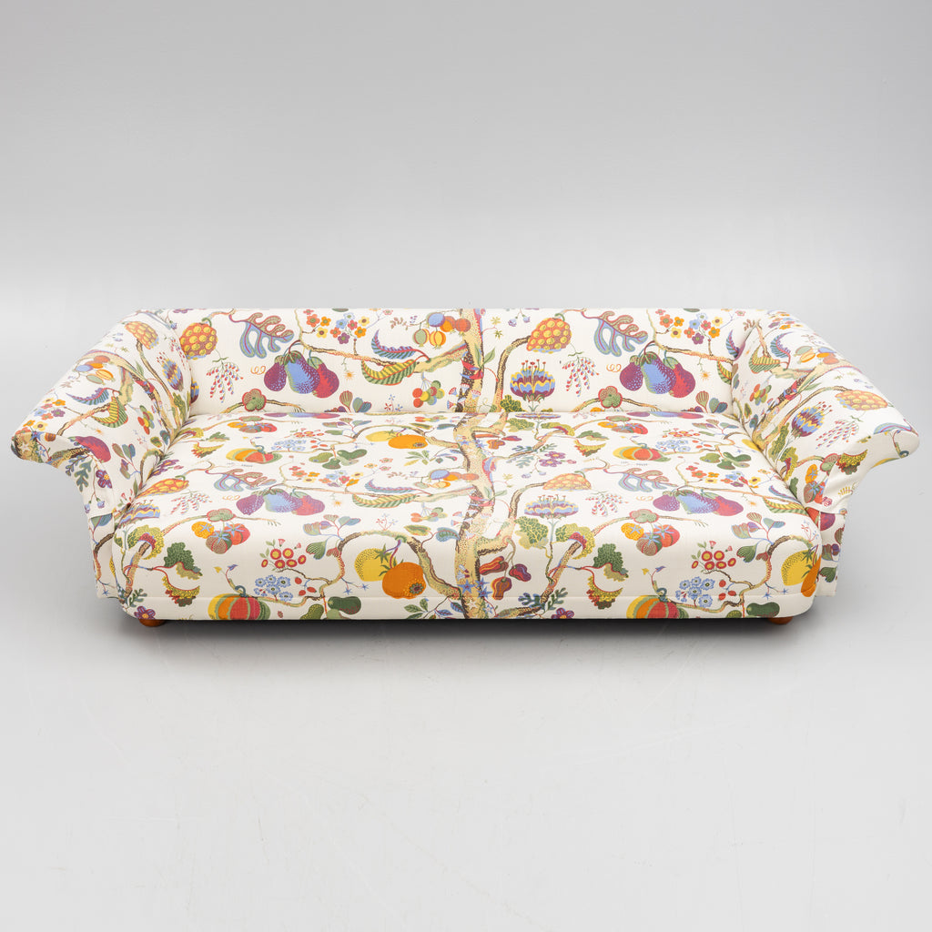 Josef Frank Liljevalchs Sofa for Svenskt Tenn in Vegetable Tree Fabric