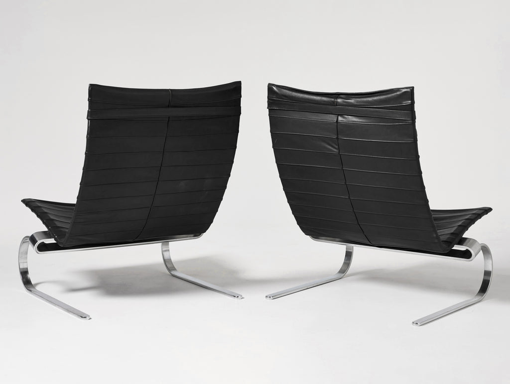 Poul Kjærholm PK20 Lounge Chairs for E. Kold Christensen, Pair