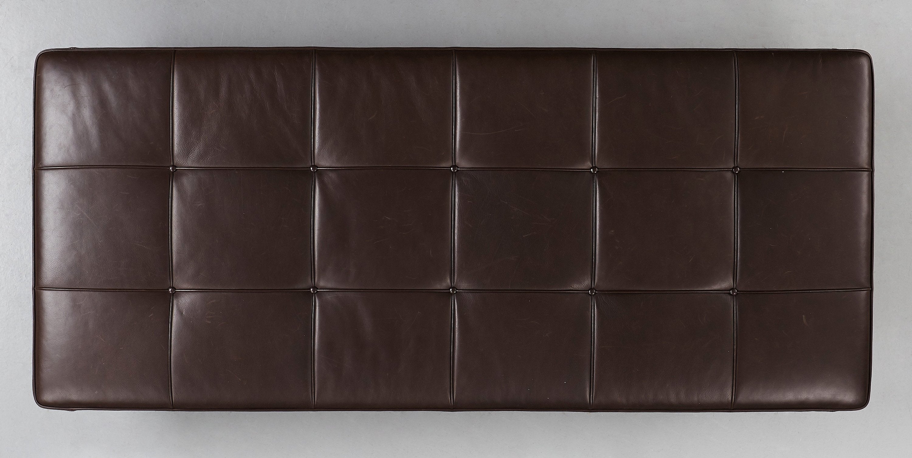 Poul Kjærholm PK-80 Daybed for Fritz Hansen in Dark Brown Leather