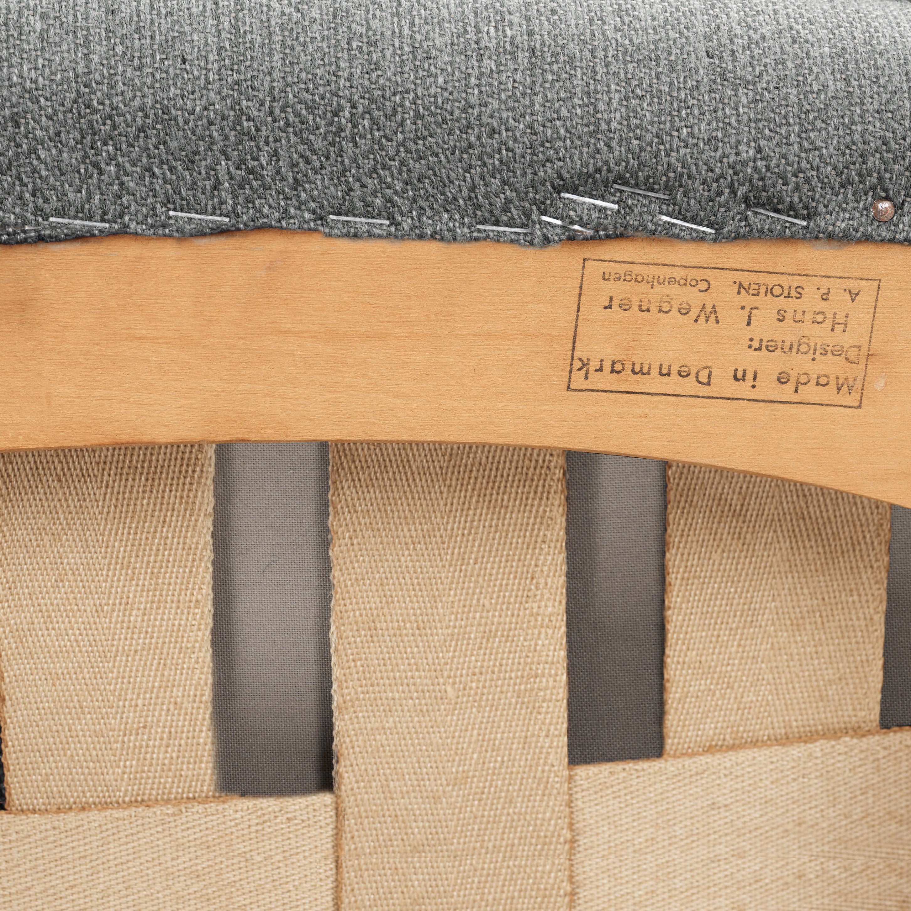 Papa Bear Chair Model AP-19 by Hans J. Wegner for AP-Stolen