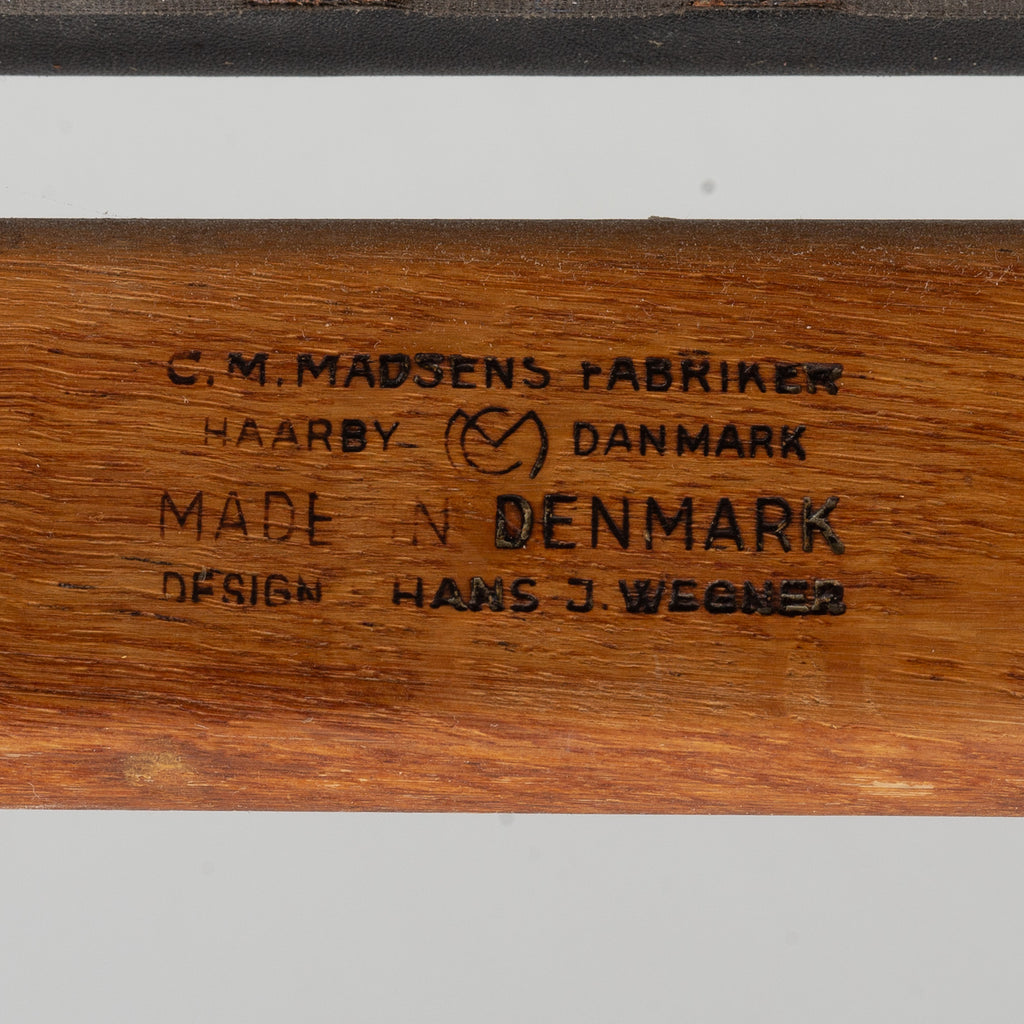 Hans J. Wegner W2 Dining Chairs and AT-312 Extension Table for C.M. Madsen & Andreas Tuck