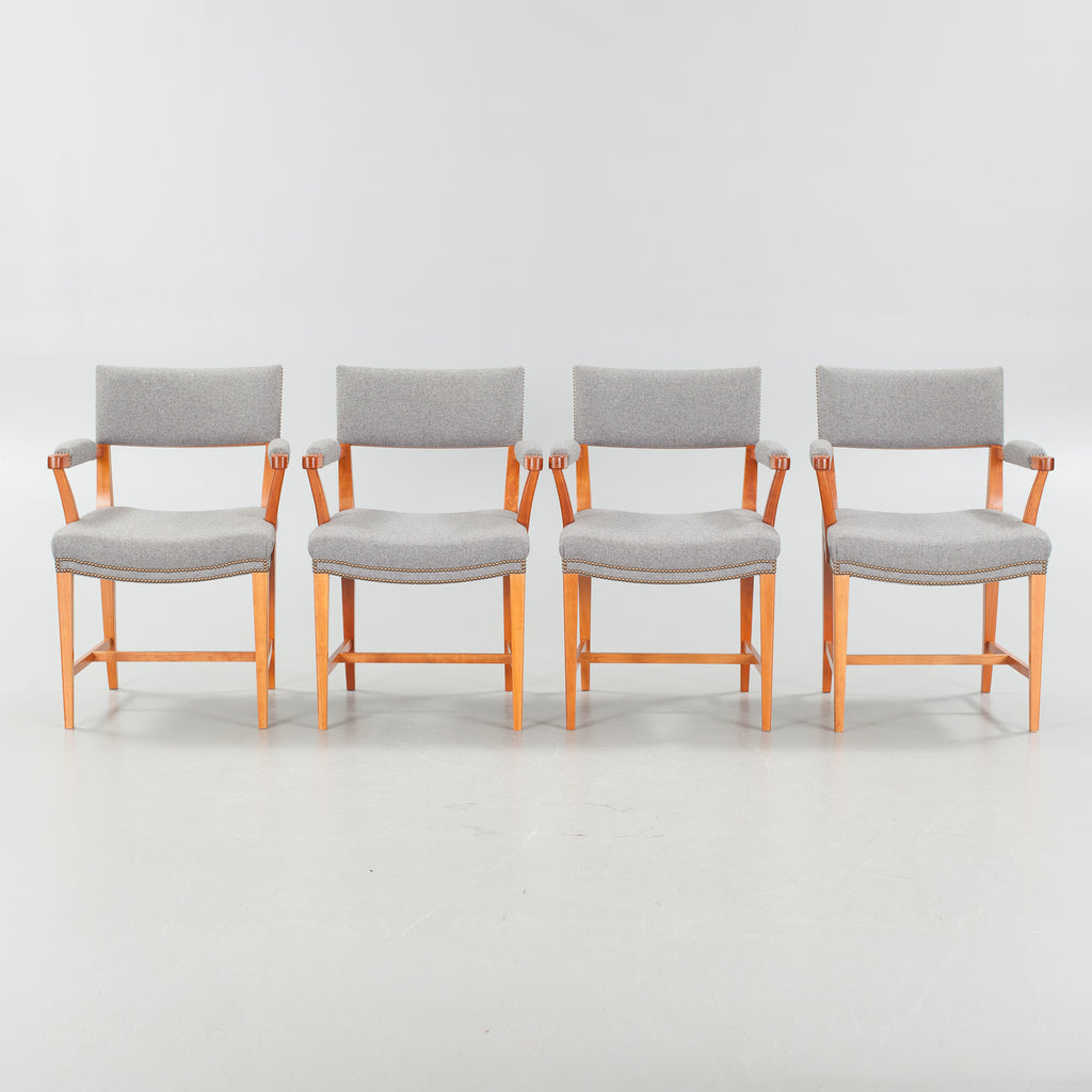 Model 695 Armchairs by Josef Frank for Svenskt Tenn (Set of Four)