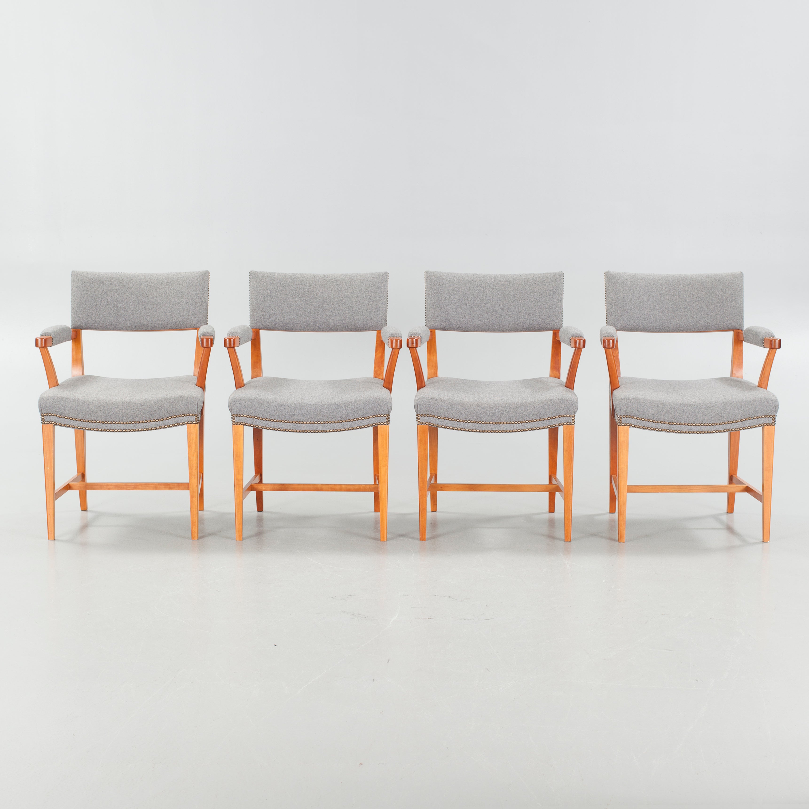 Model 695 Armchairs by Josef Frank for Svenskt Tenn (Set of Four)