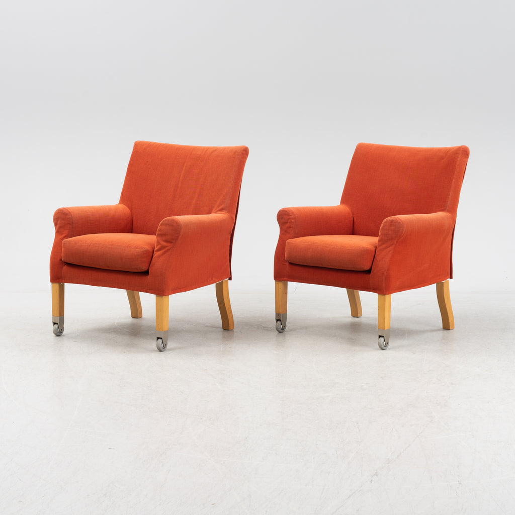 Antonio Citterio Press Easy Chairs for Flexform in Italy Pair