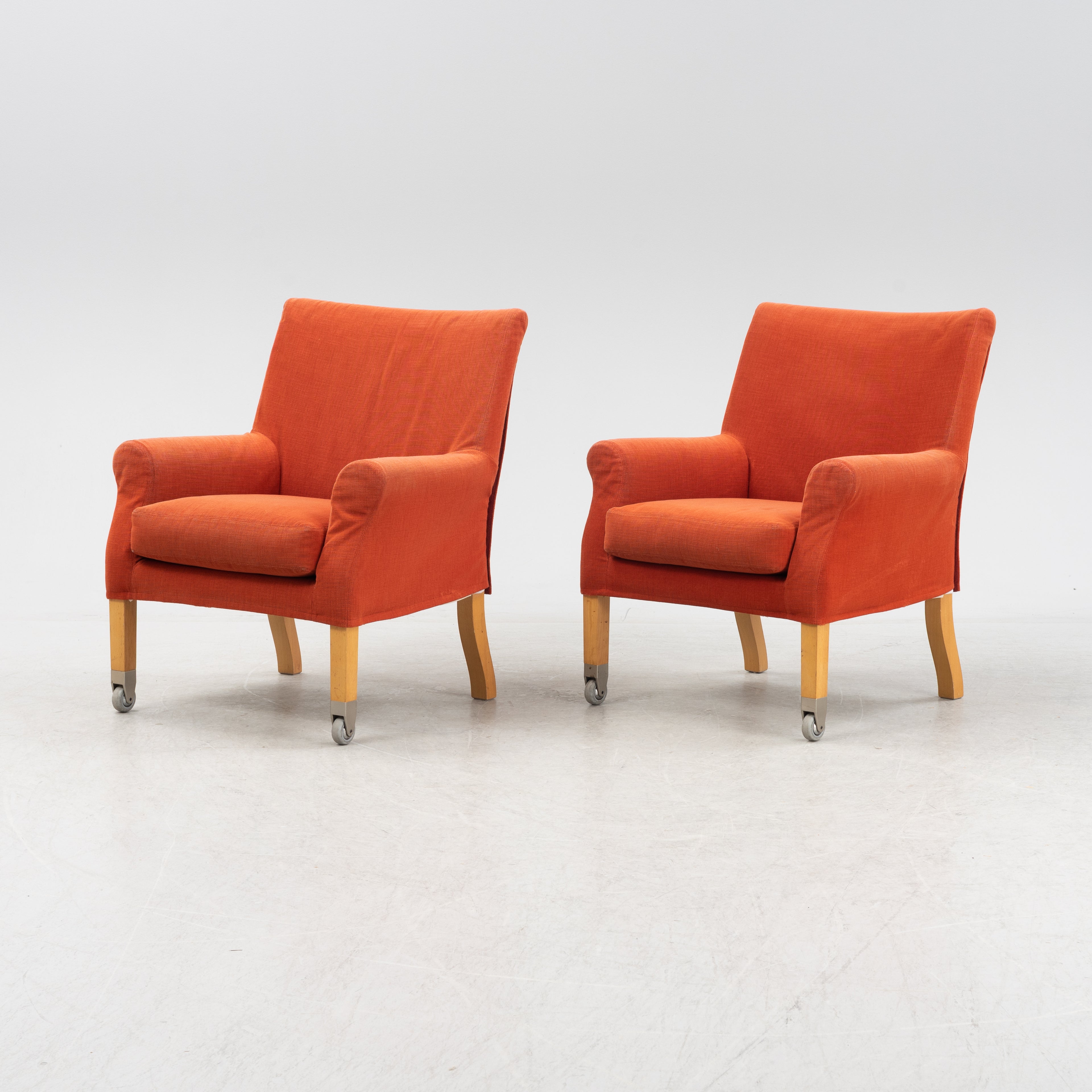 Antonio Citterio Press Easy Chairs for Flexform in Italy Pair