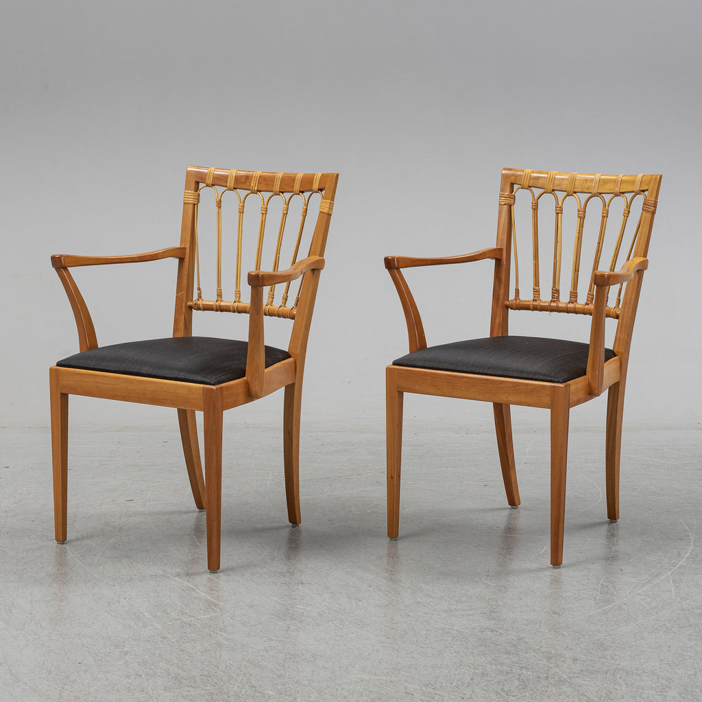 Josef Frank Model 1165 Armchairs for Svenskt Tenn, Pair