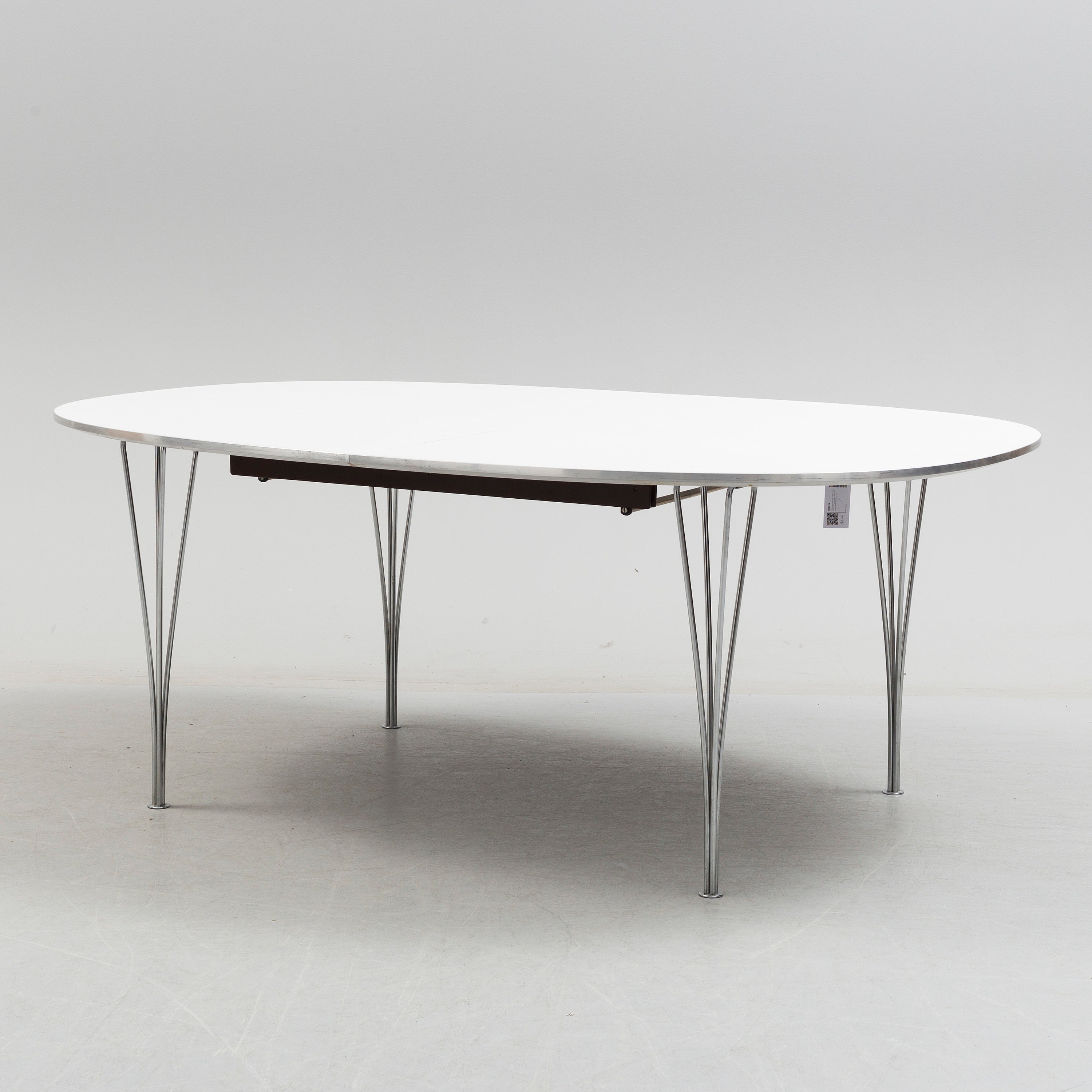 Bruno Mathsson & Piet Hein Superellips Extension Dining Table for Fritz Hansen