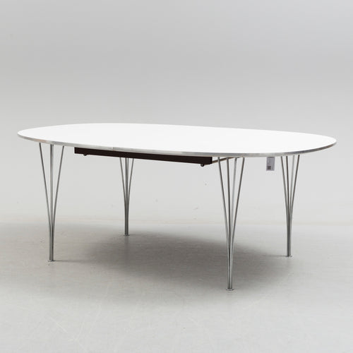 Bruno Mathsson & Piet Hein Superellips Extension Dining Table for Fritz Hansen