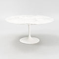 Eero Saarinen Tulip Dining Table for Knoll, Arabescato Marble