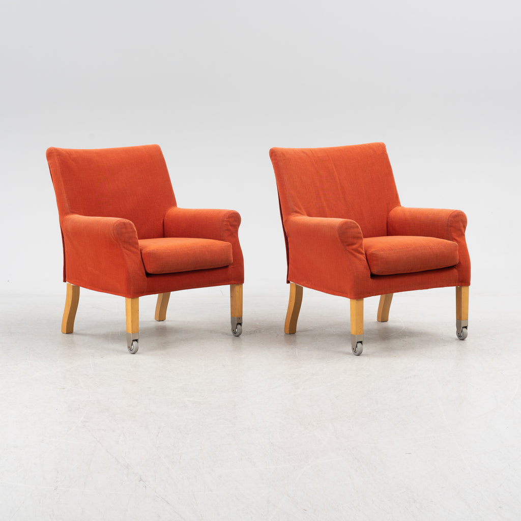 Antonio Citterio Press Easy Chairs for Flexform in Italy Pair