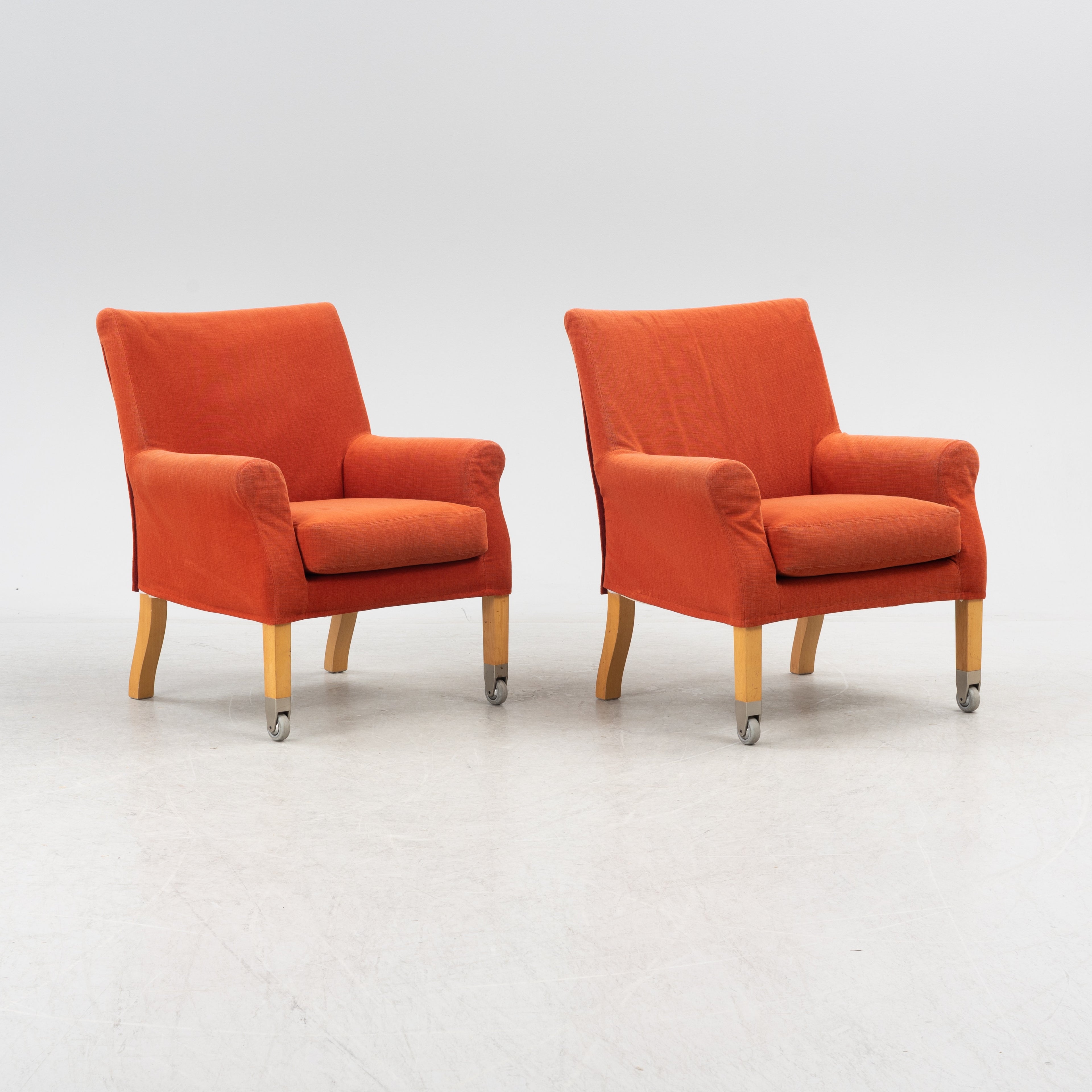 Antonio Citterio Press Easy Chairs for Flexform in Italy Pair