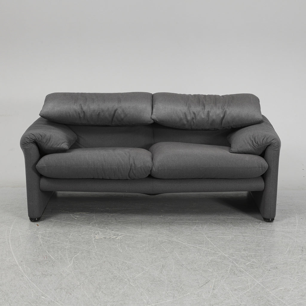 Vico Magistretti Maralunga Two-Seat Sofa for Cassina