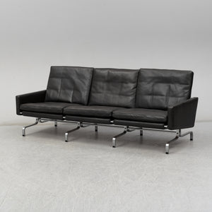 Poul Kjærholm PK31/3 Leather Sofa for Fritz Hansen