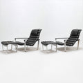 Pulkka Lounge Chairs and Ottomans by Ilmari Lappalainen for Asko