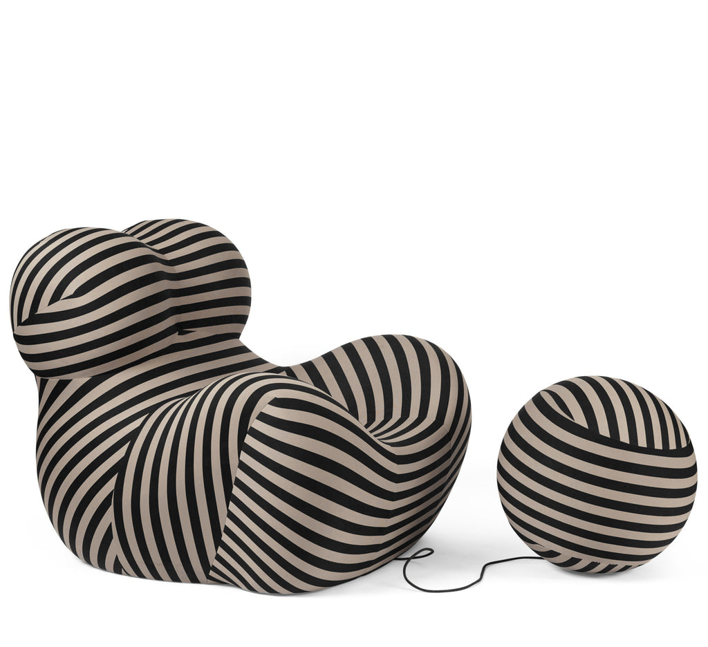 Gaetano Pesce UP5 “La Mamma” Armchair with UP6 Ottoman for B&B Italia, Italy