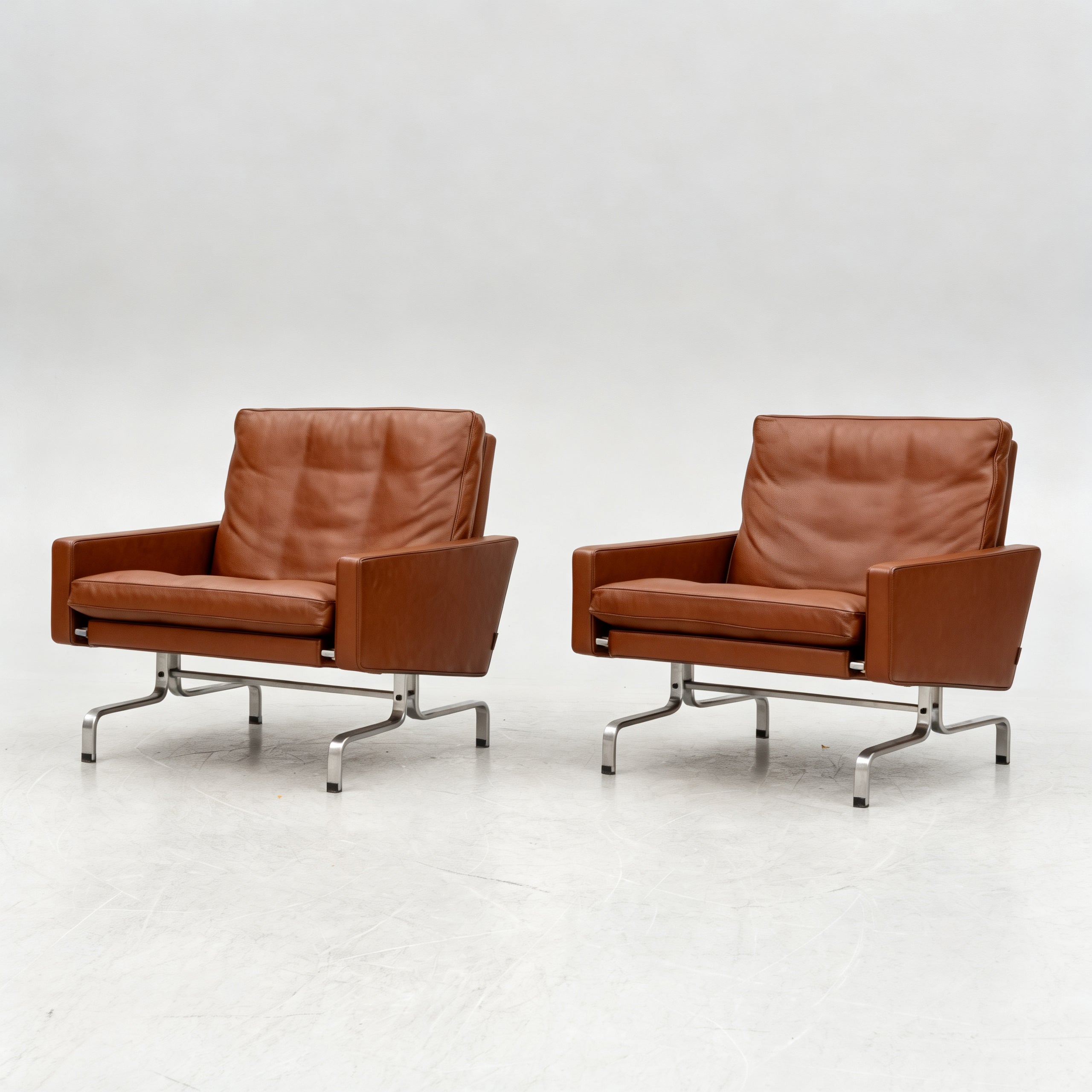 Pair of PK31 Armchairs by Poul Kjærholm for Fritz Hansen
