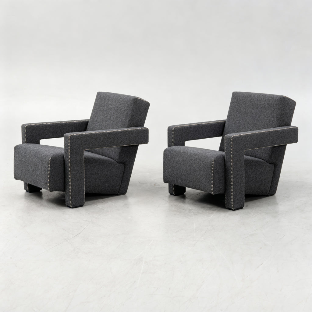 Pair of Utrecht Lounge Chairs by Gerrit Rietveld for Cassina