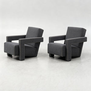 Pair of Utrecht Lounge Chairs by Gerrit Rietveld for Cassina