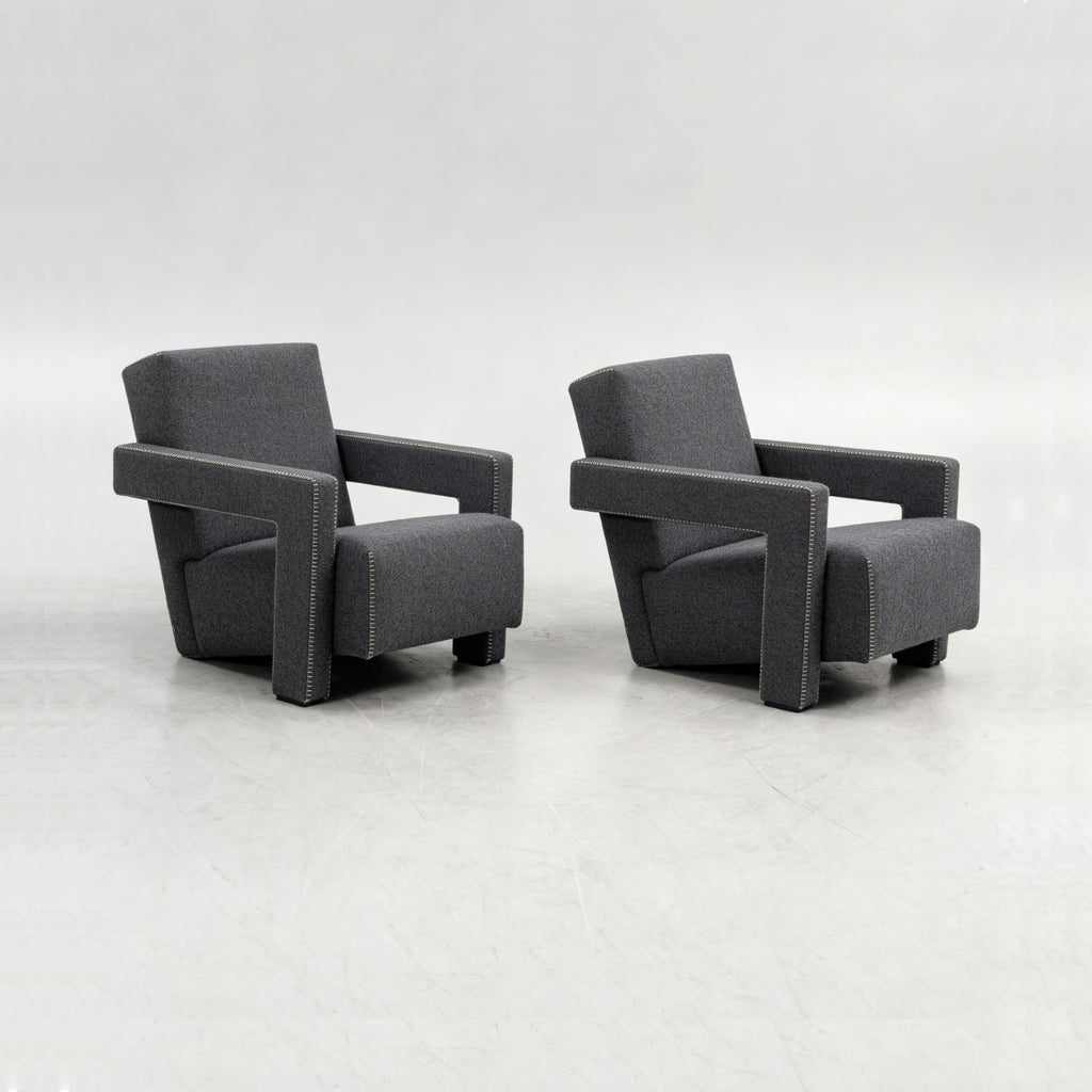 Pair of Utrecht Lounge Chairs by Gerrit Rietveld for Cassina