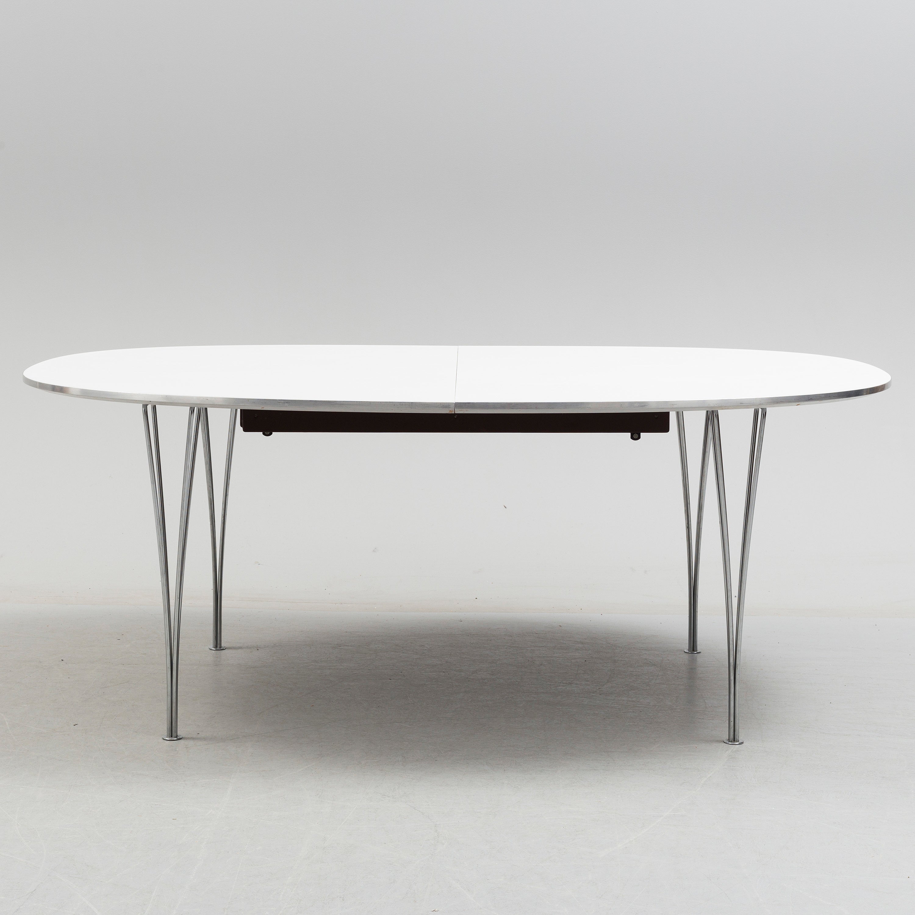 Bruno Mathsson & Piet Hein Superellips Extension Dining Table for Fritz Hansen