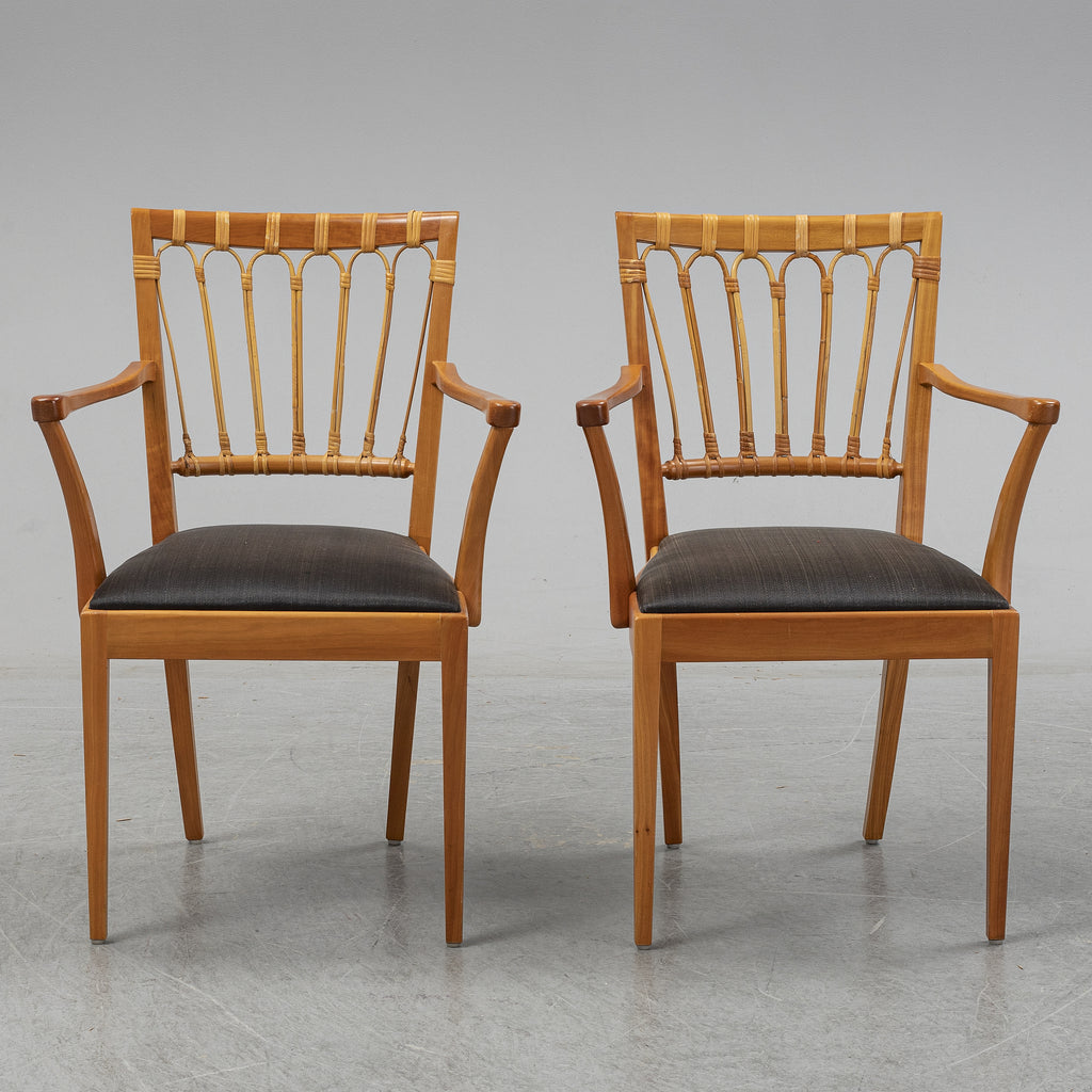 Josef Frank Model 1165 Armchairs for Svenskt Tenn, Pair