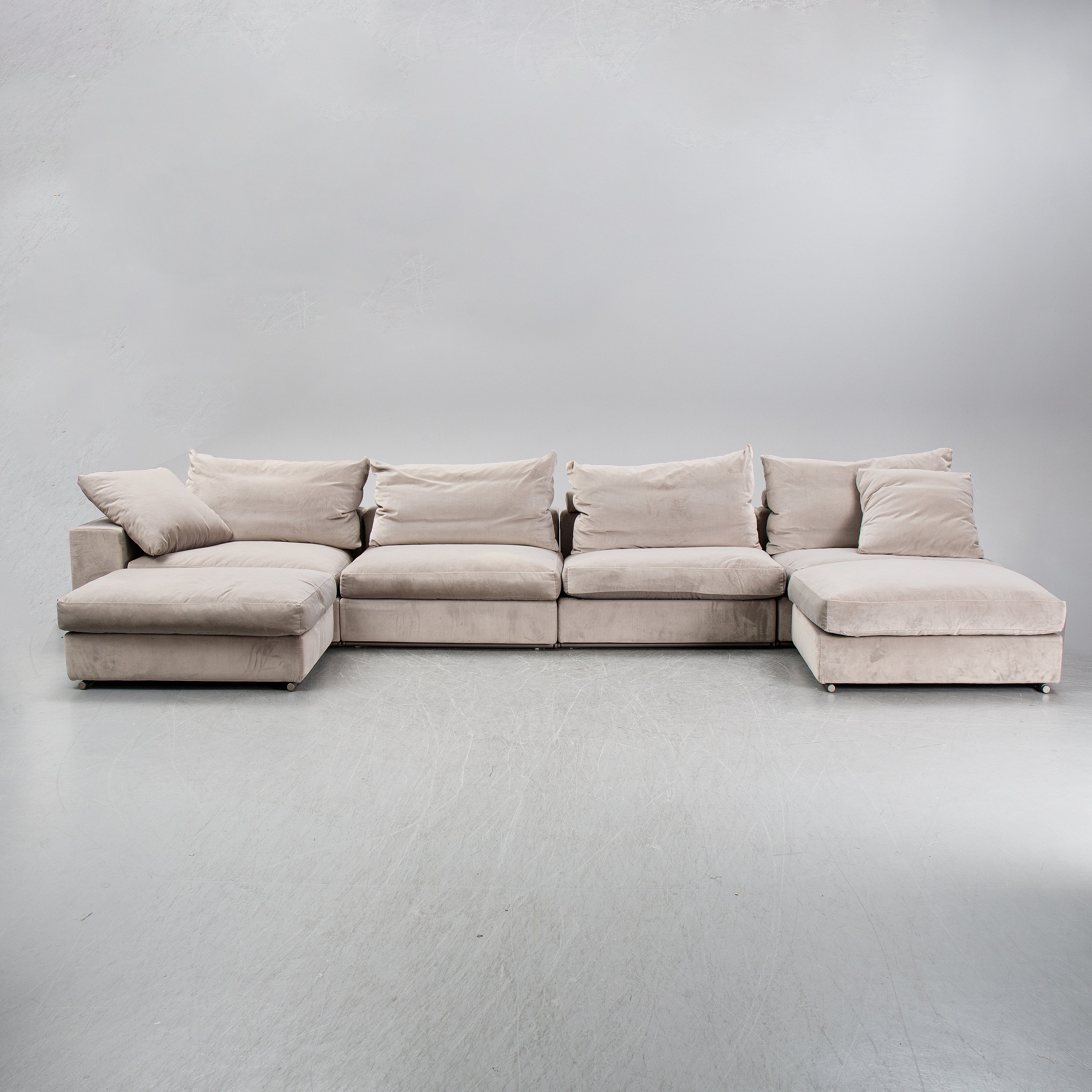Antonio Citterio Groundpiece Modular Sofa for Flexform, Six-Piece Set