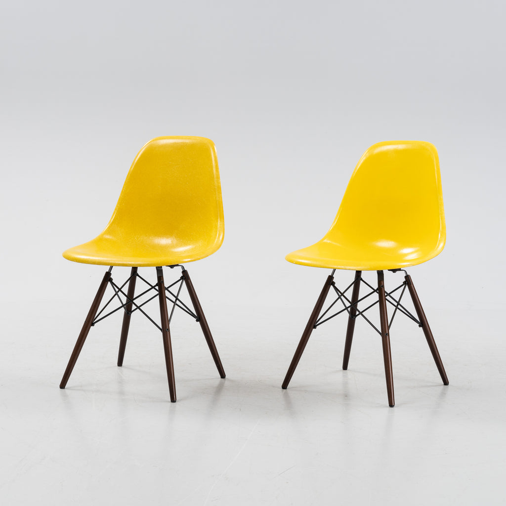 DSW Dining Chairs by Charles & Ray Eames for Herman Miller (Set of Six)