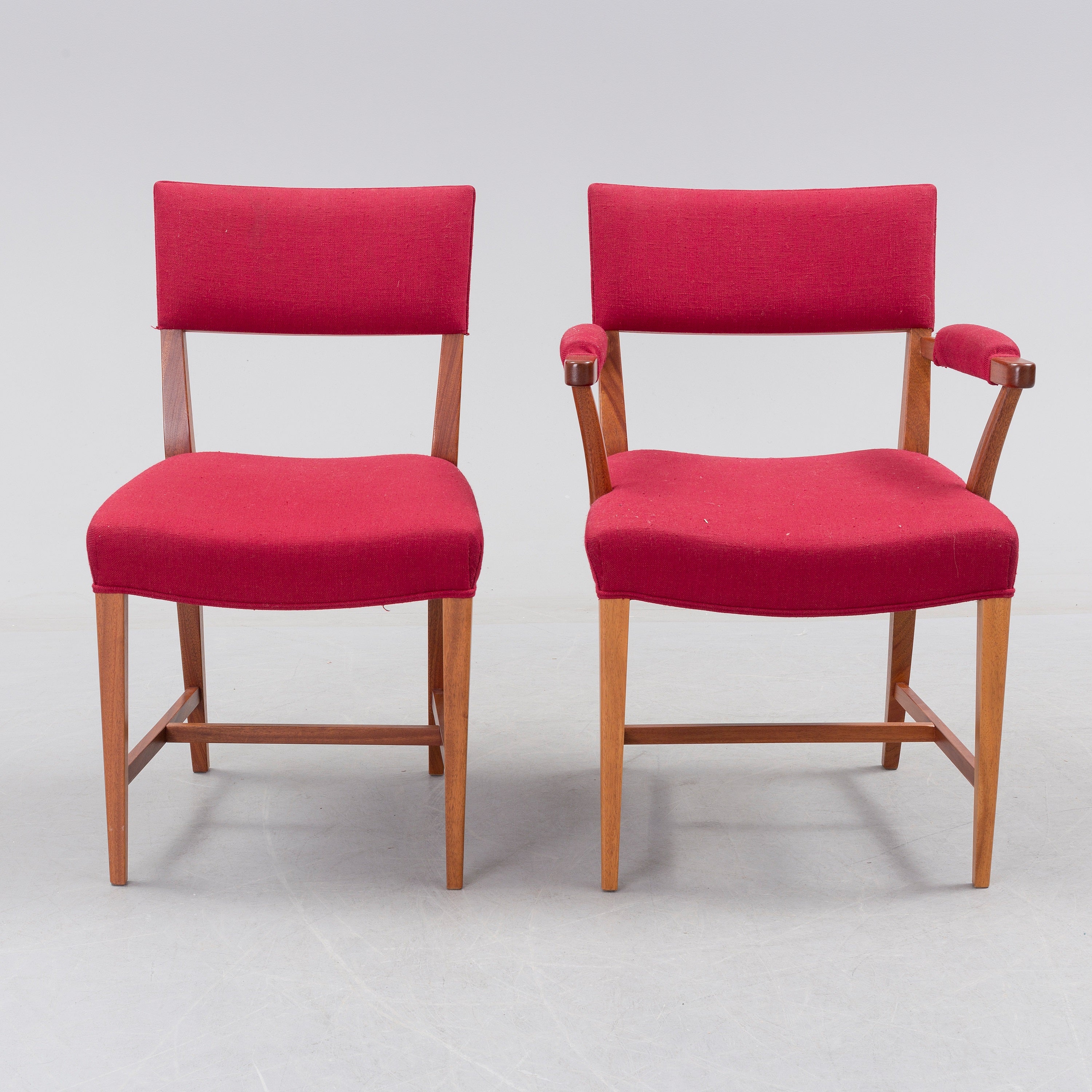 Josef Frank Model 695 Dining Chairs for Svenskt Tenn, Set of Six