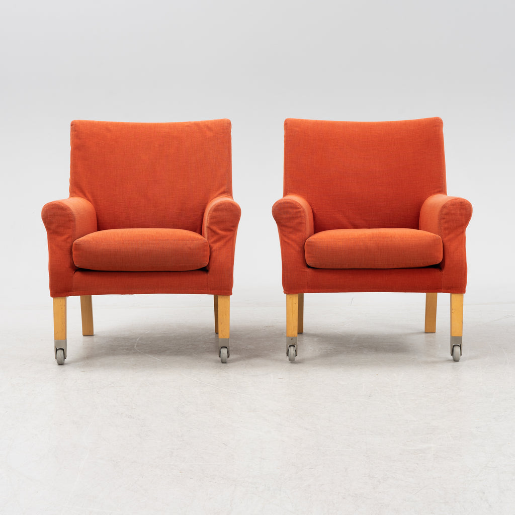 Antonio Citterio Press Easy Chairs for Flexform in Italy Pair