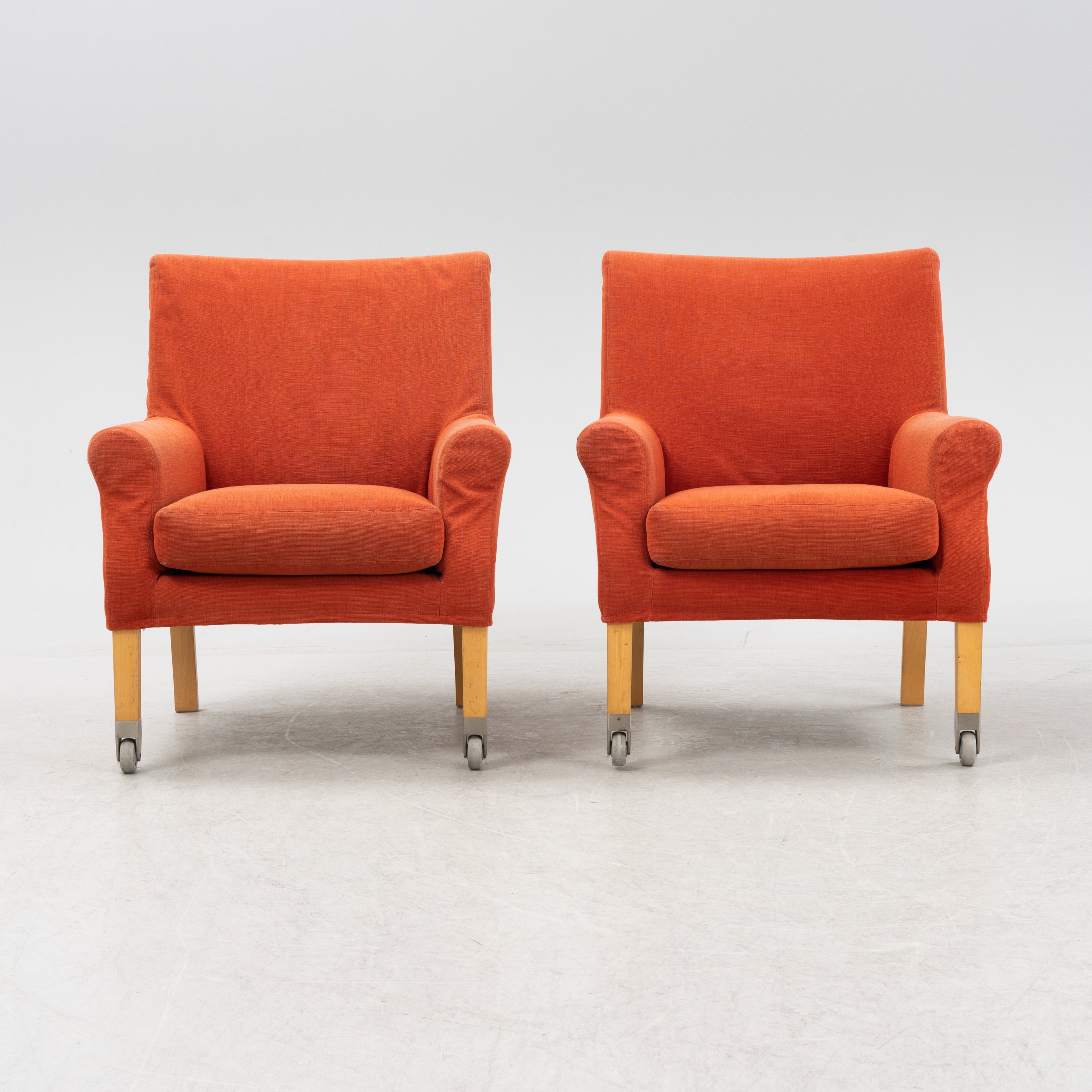 Antonio Citterio Press Easy Chairs for Flexform in Italy Pair