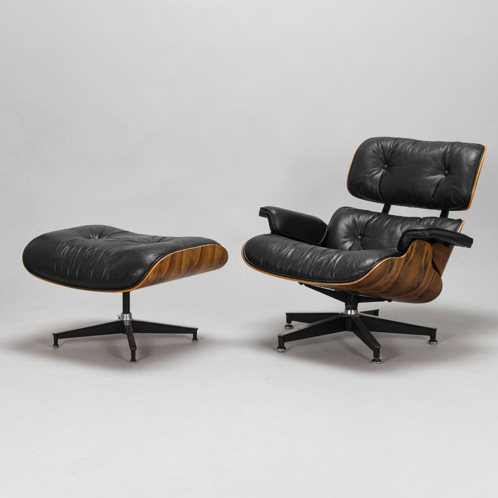Eames Lounge Chair and Ottoman by Charles and Ray Eames for Herman Miller