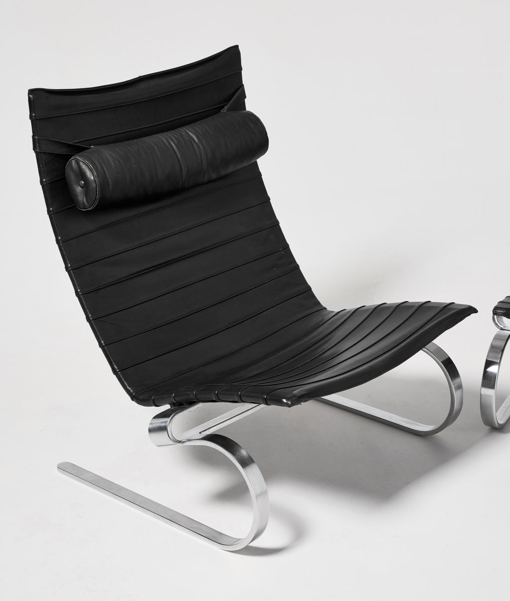 Poul Kjærholm PK20 Lounge Chairs for E. Kold Christensen, Pair