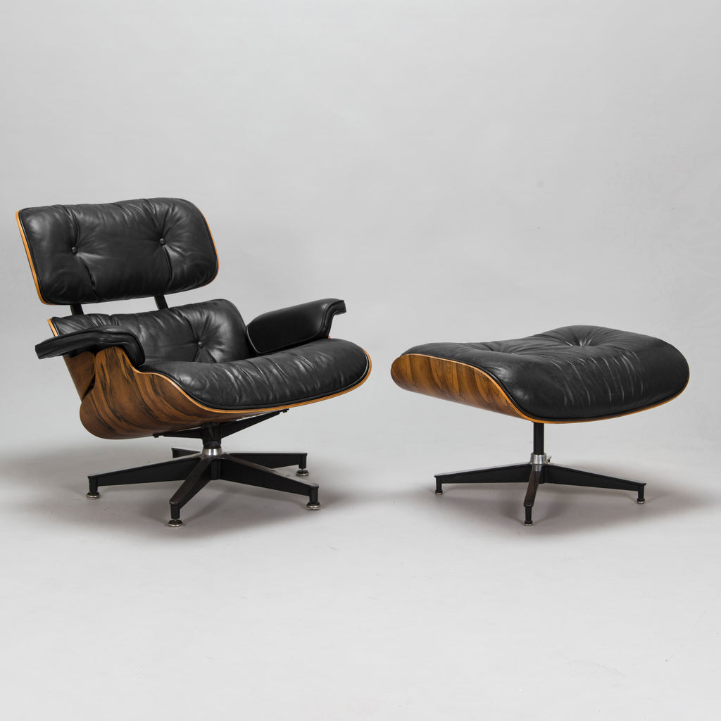 Eames Lounge Chair and Ottoman by Charles and Ray Eames for Herman Miller