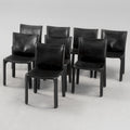 Mario Bellini CAB 412 Dining Chairs for Cassina, Set of Eight