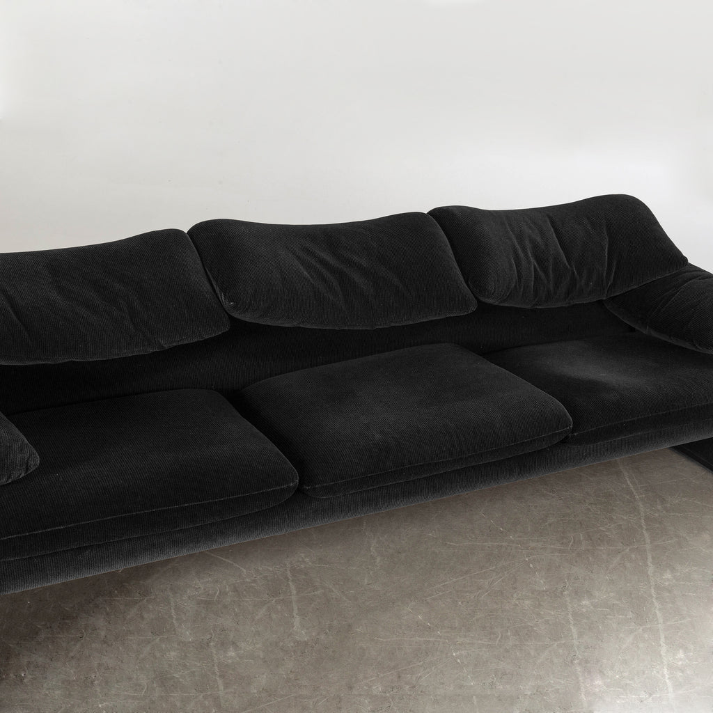Maralunga Three-Seat Sofa by Vico Magistretti for Cassina