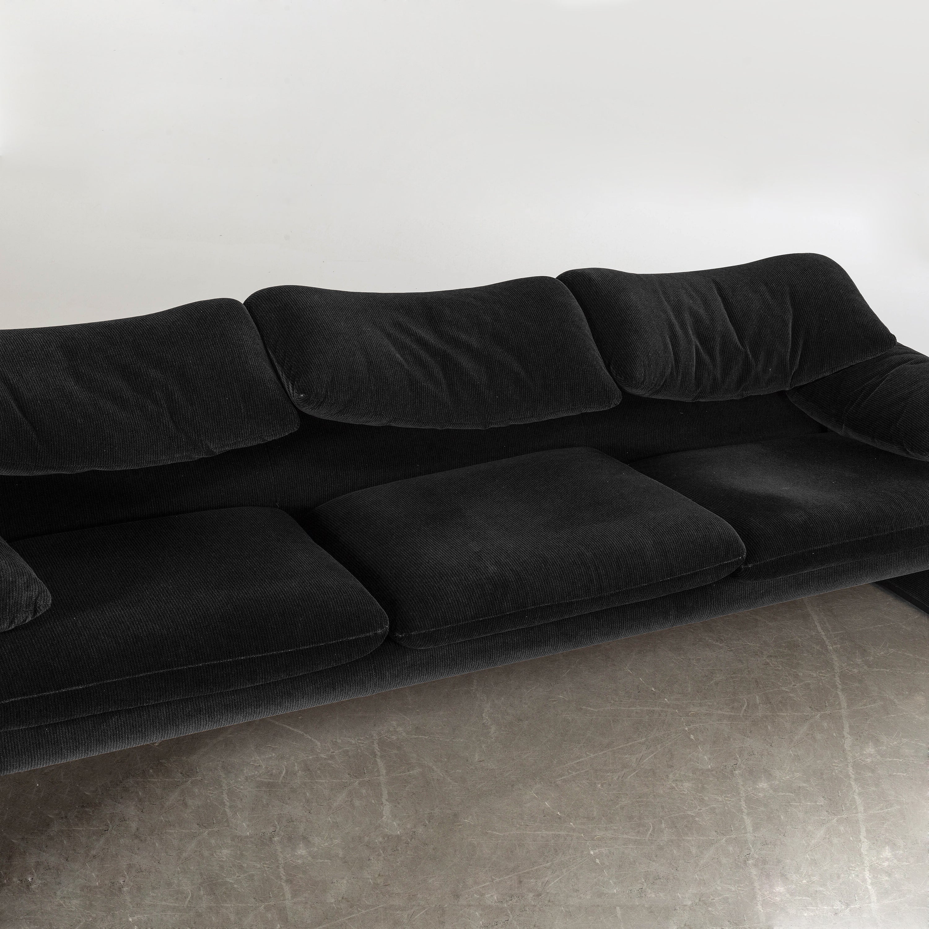 Maralunga Three-Seat Sofa by Vico Magistretti for Cassina