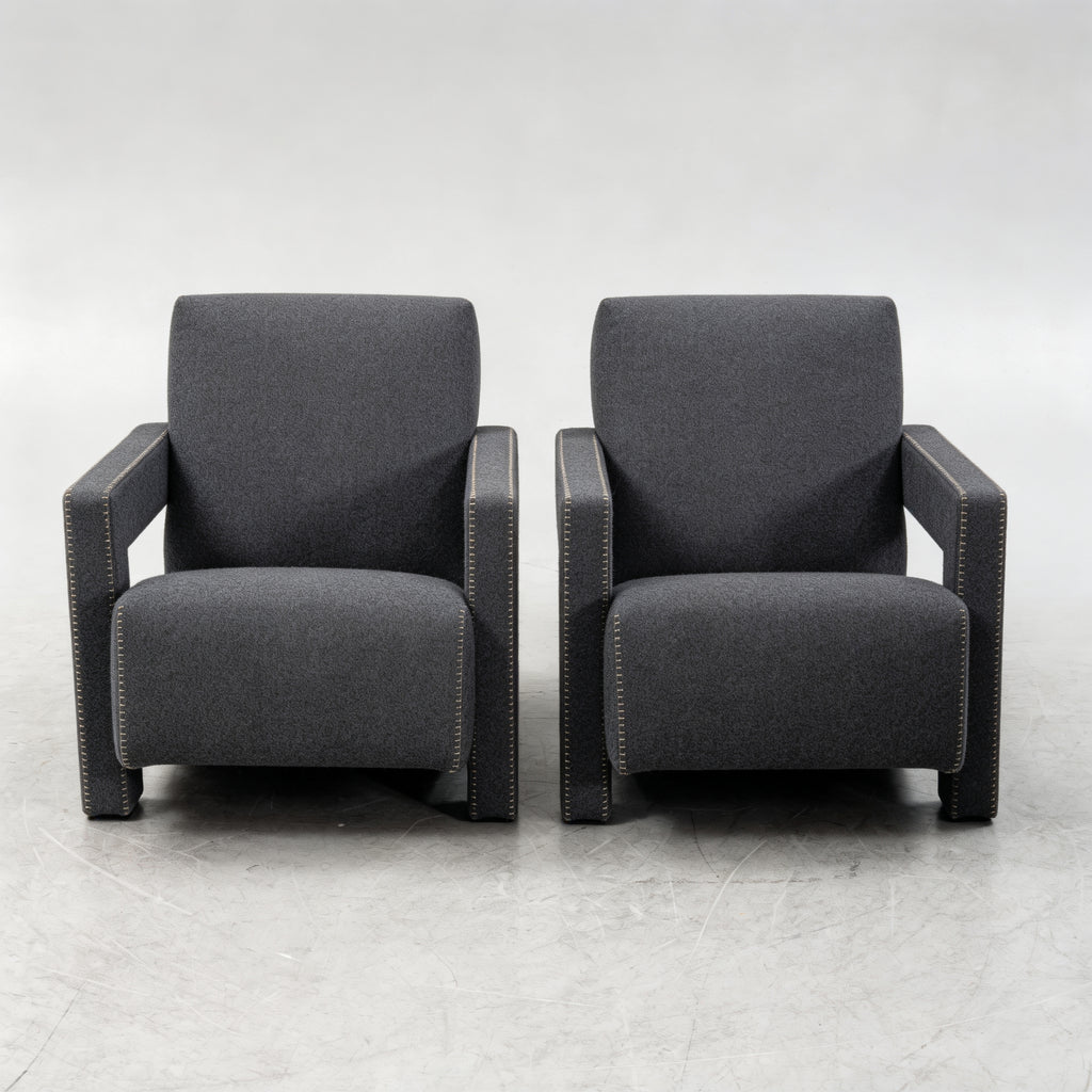 Pair of Utrecht Lounge Chairs by Gerrit Rietveld for Cassina