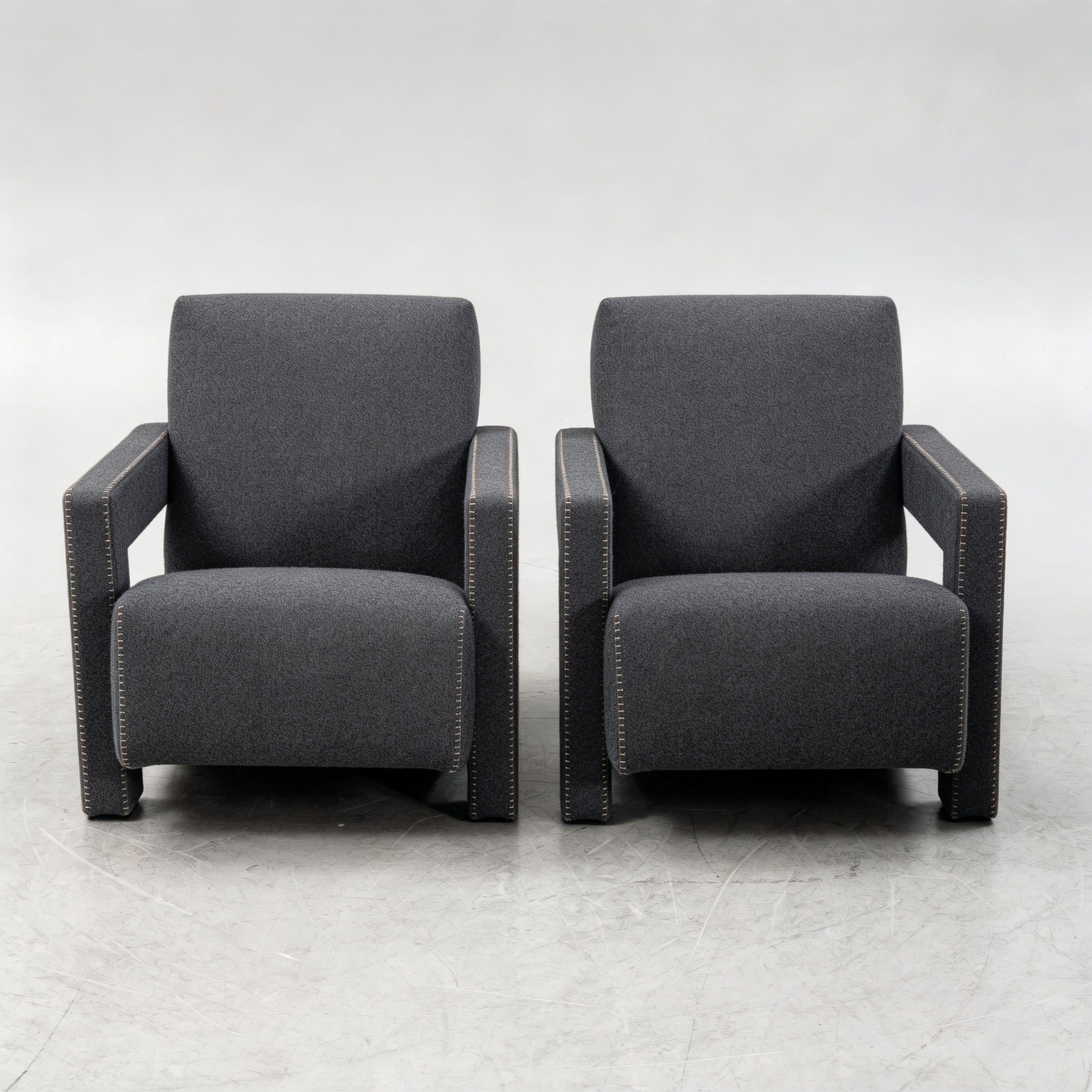 Pair of Utrecht Lounge Chairs by Gerrit Rietveld for Cassina
