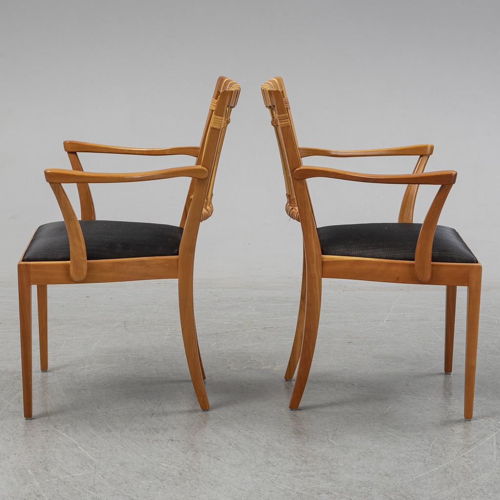 Josef Frank Model 1165 Armchairs for Svenskt Tenn, Pair