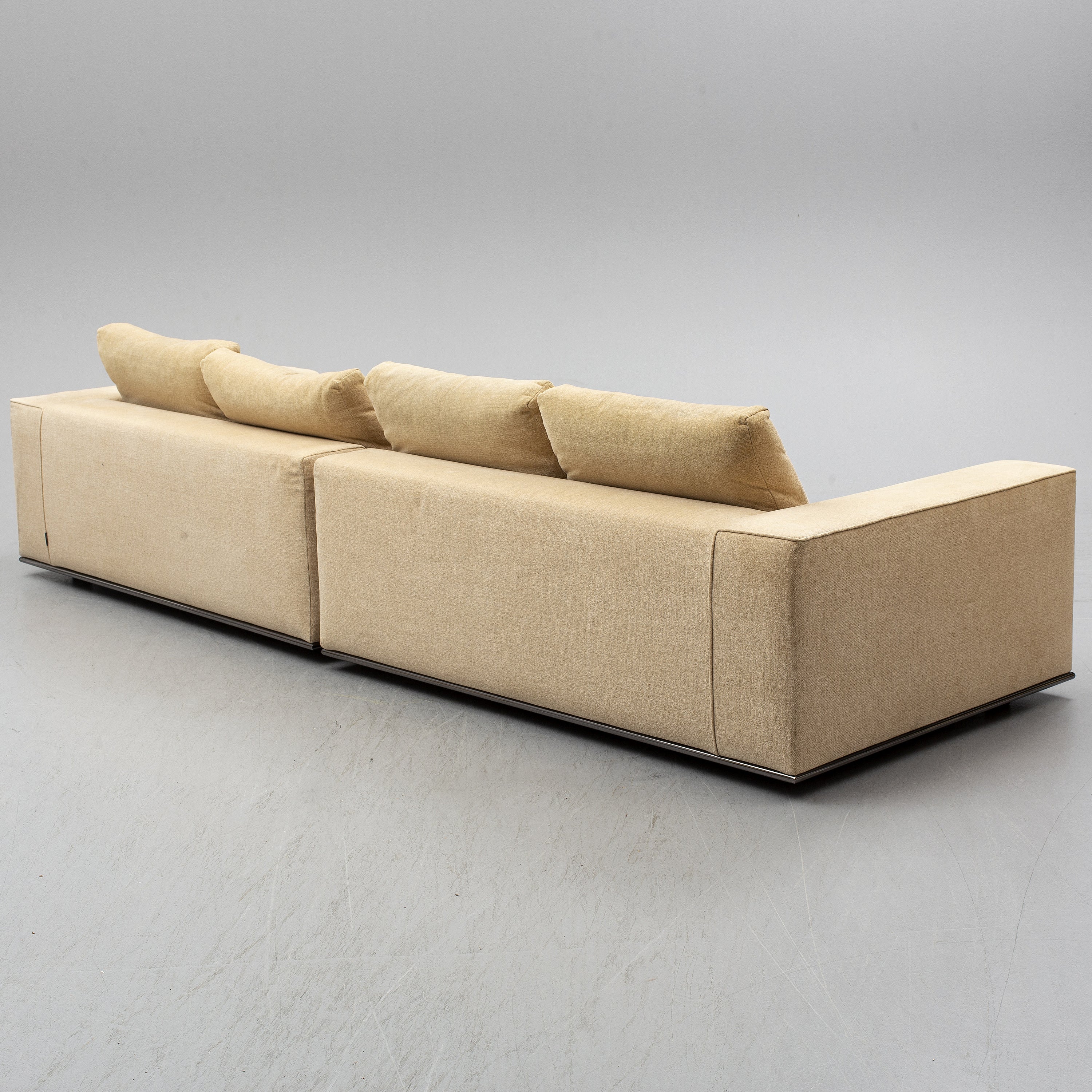 Rodolfo Dordoni Modular Sofa with Ottoman for Minotti, Italy
