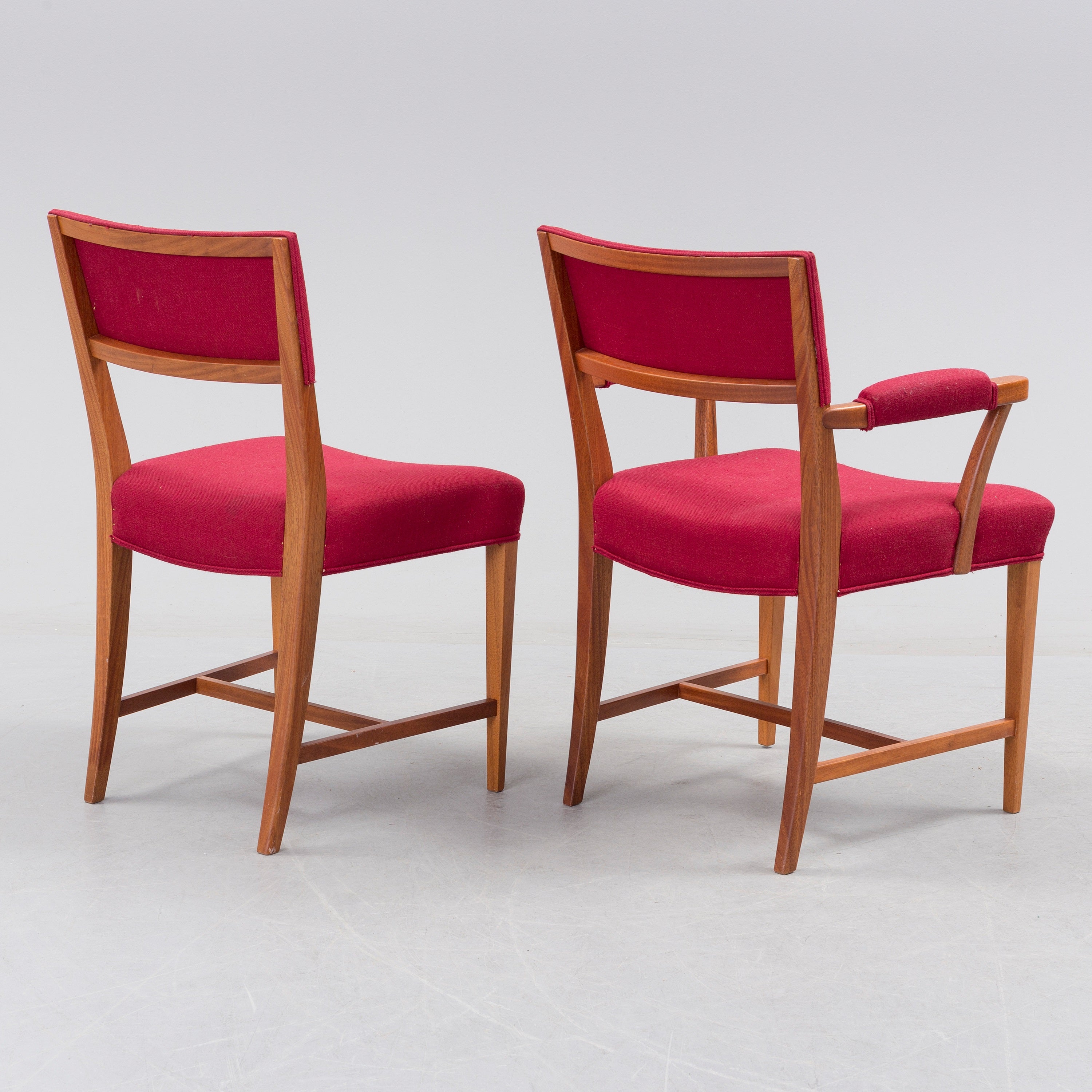 Josef Frank Model 695 Dining Chairs for Svenskt Tenn, Set of Six