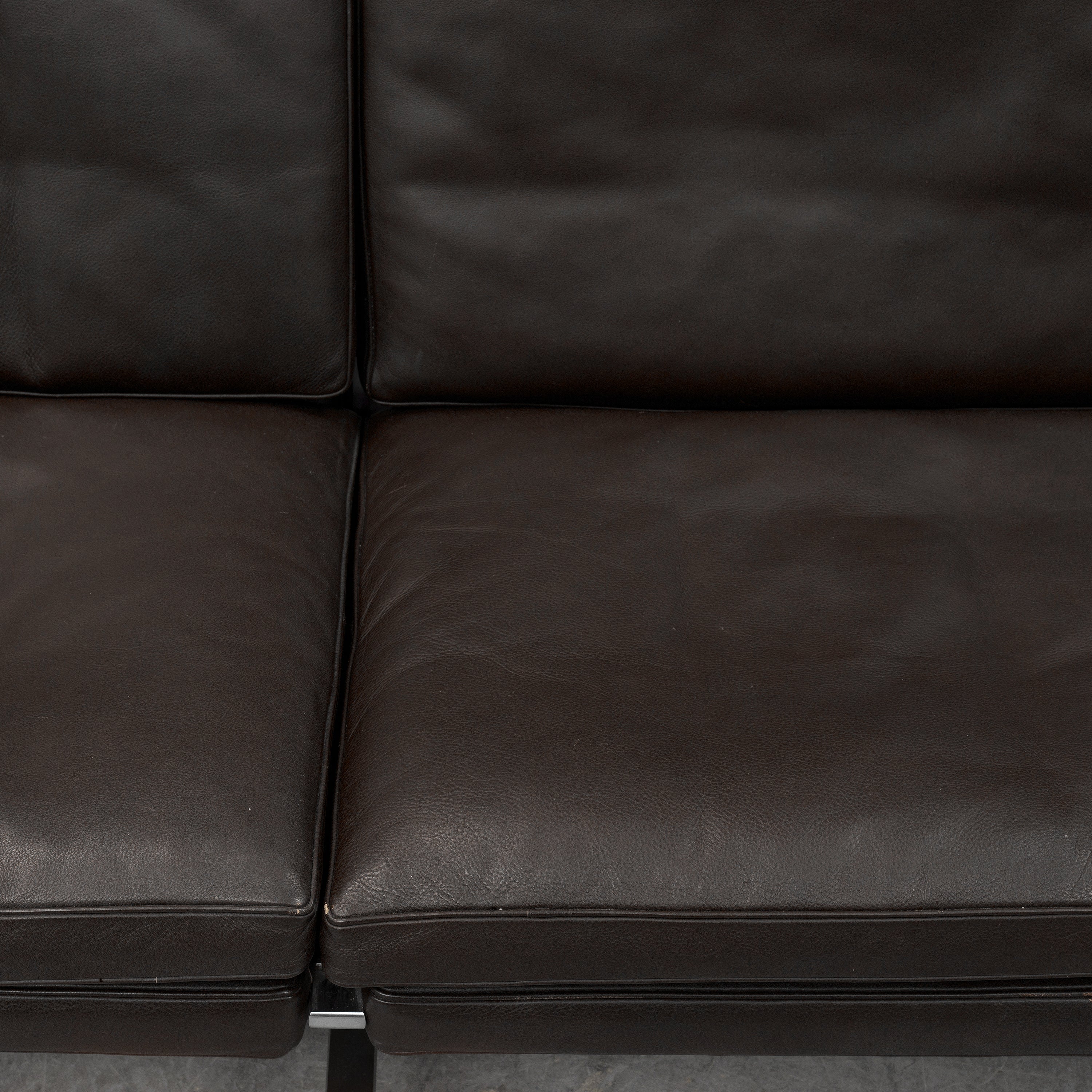 Poul Kjærholm PK31/3 Leather Sofa for Fritz Hansen