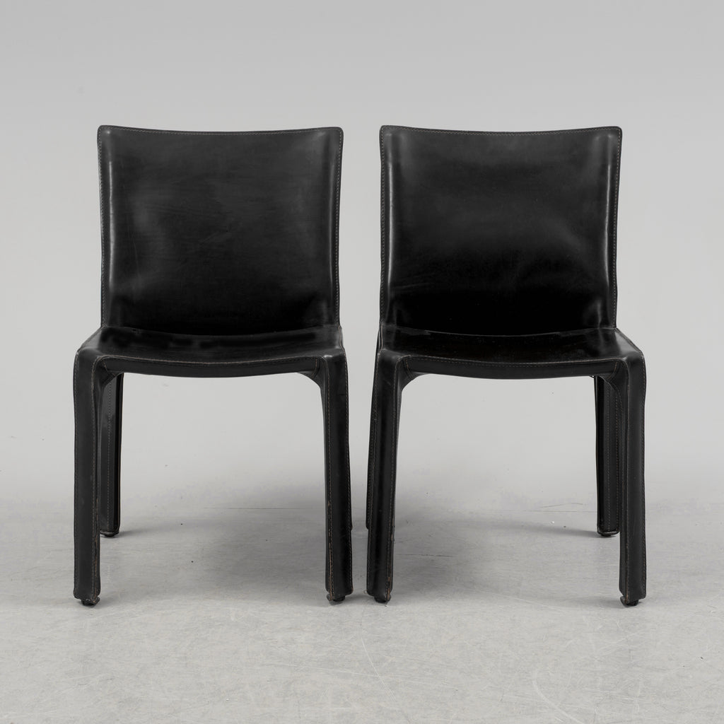 Mario Bellini CAB 412 Dining Chairs for Cassina, Set of Eight
