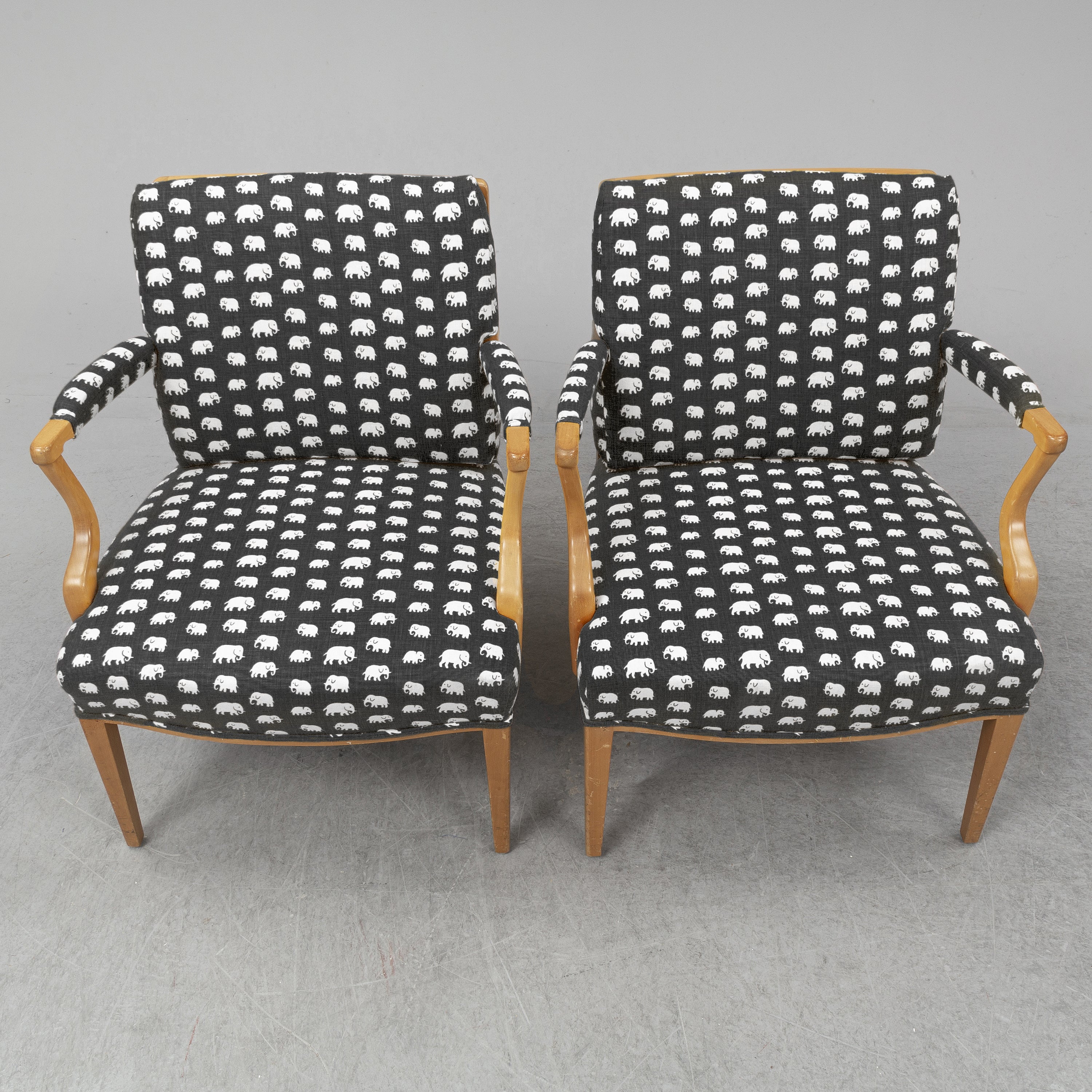 Josef Frank Model 969 Armchairs for Svenskt Tenn, Sweden, Pair
