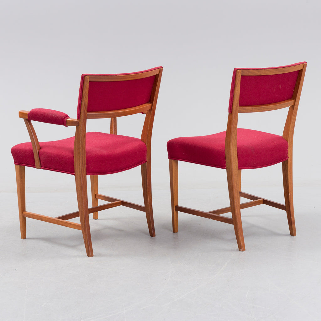 Josef Frank Model 695 Dining Chairs for Svenskt Tenn, Set of Six