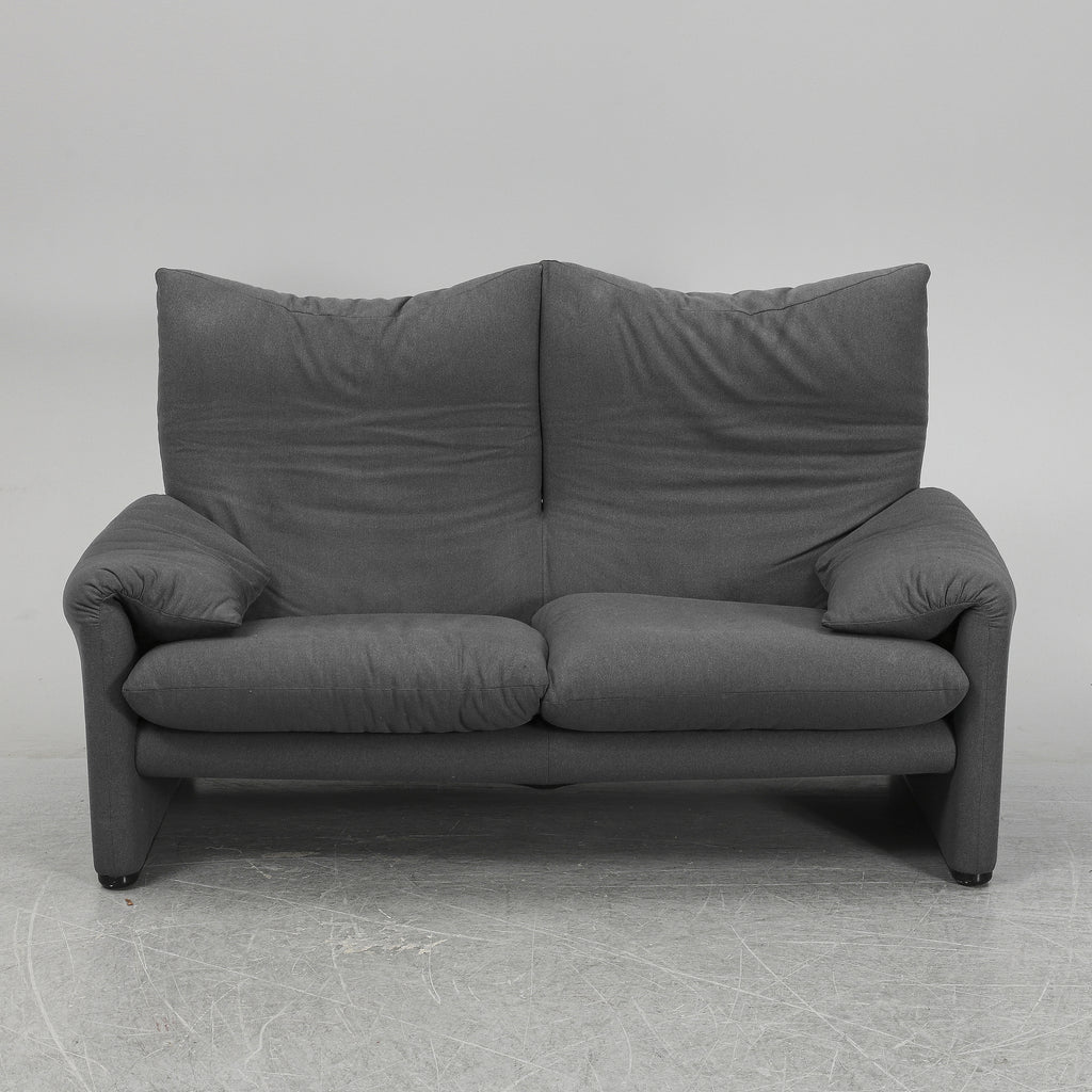 Vico Magistretti Maralunga Two-Seat Sofa for Cassina