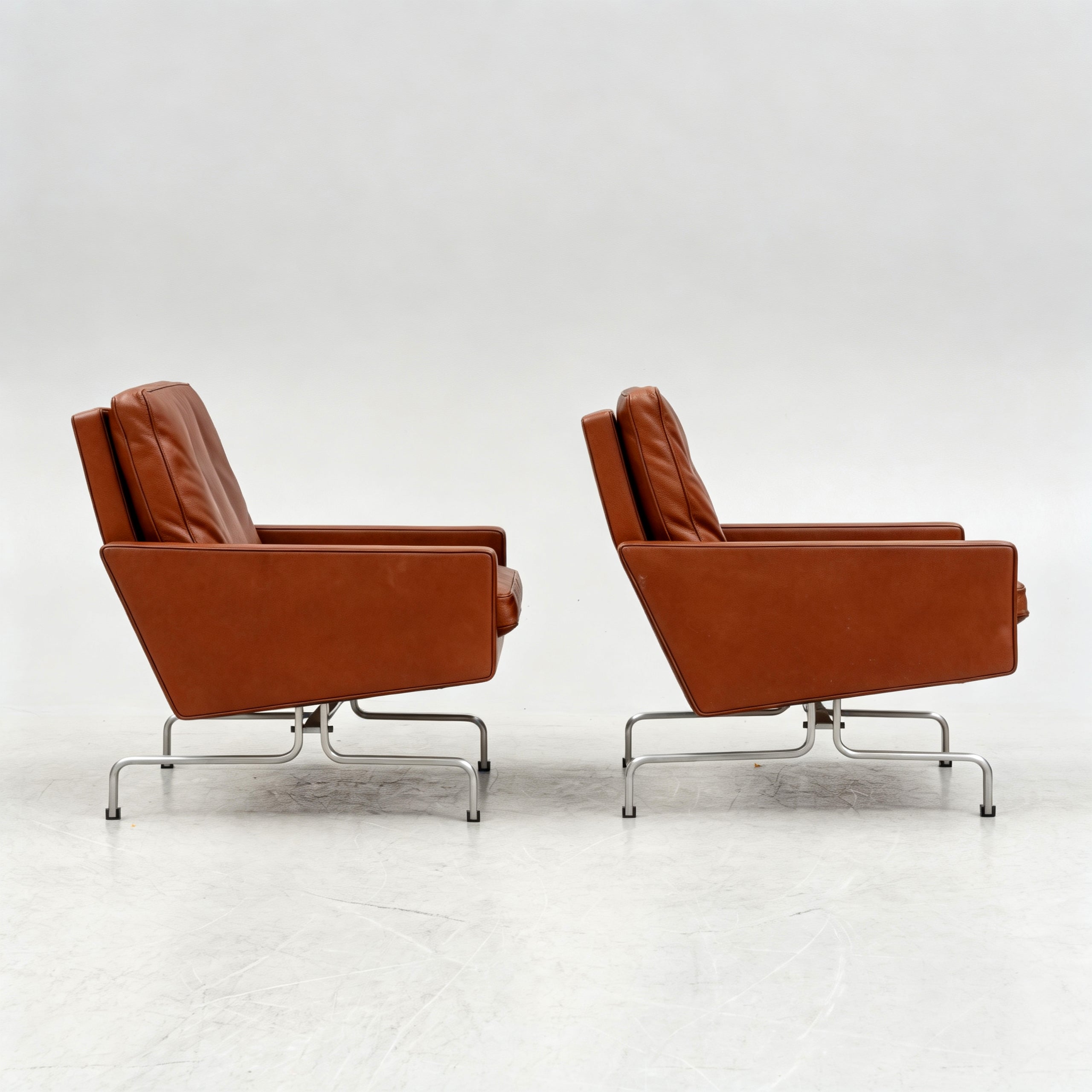 Pair of PK31 Armchairs by Poul Kjærholm for Fritz Hansen