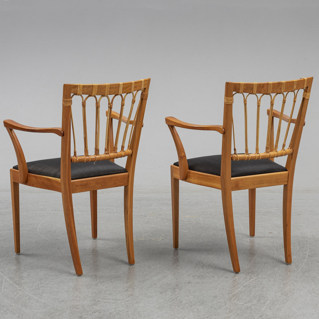 Josef Frank Model 1165 Armchairs for Svenskt Tenn, Pair