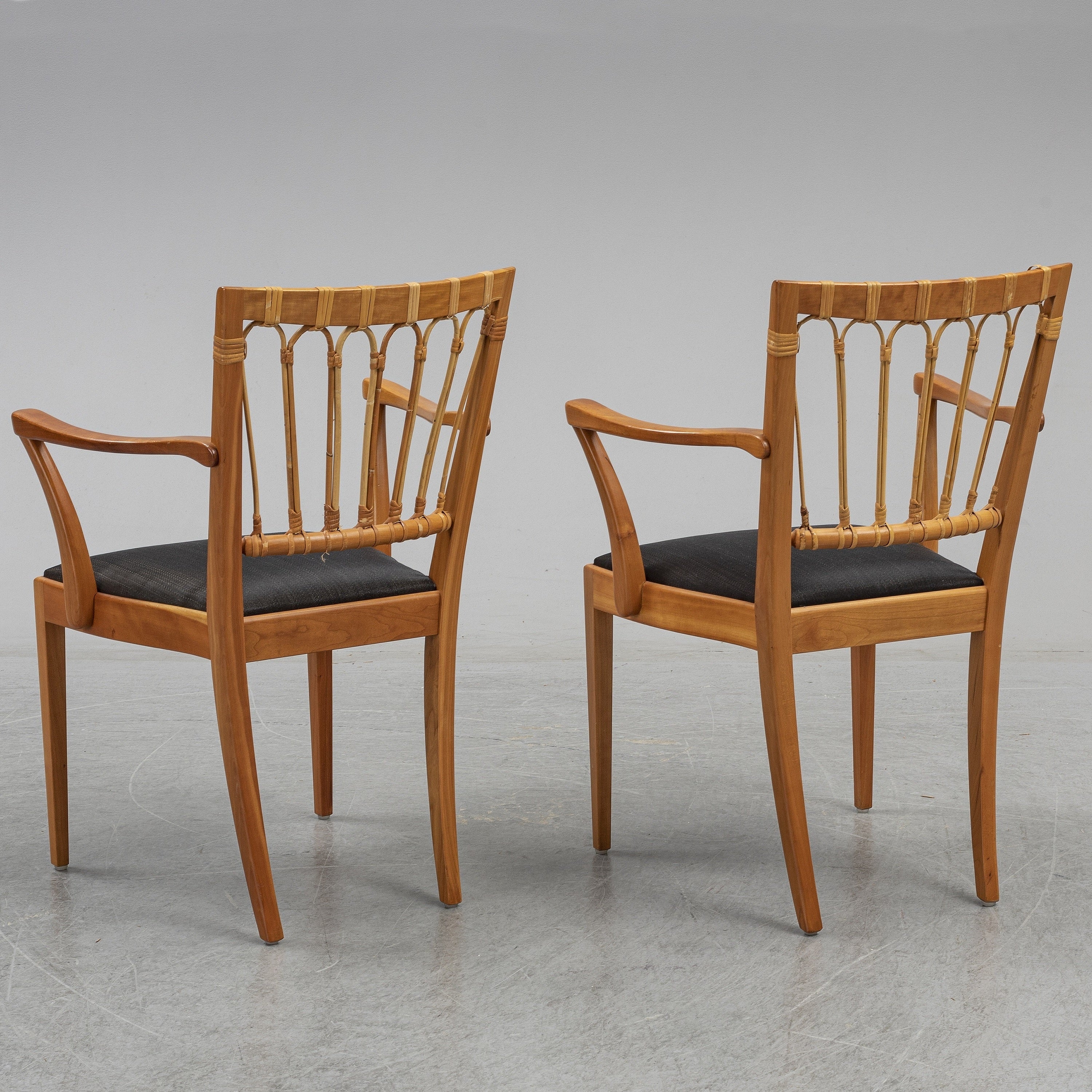 Josef Frank Model 1165 Armchairs for Svenskt Tenn, Pair